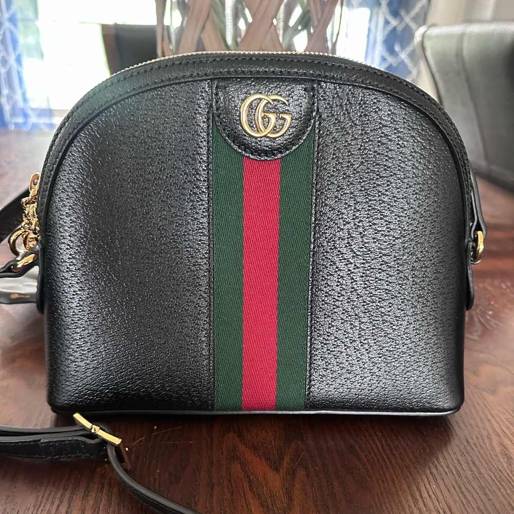 NEW-Gucci Ophidia GG Small Dome Crossbody Bag